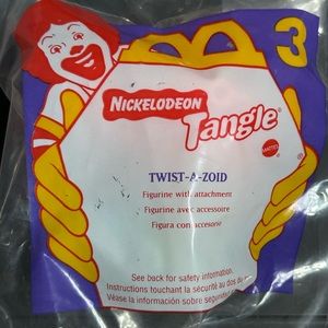 Vintage 1996 McDonalds Toy Nickelodeons Tangle Twist A Zoid #3 1996 New